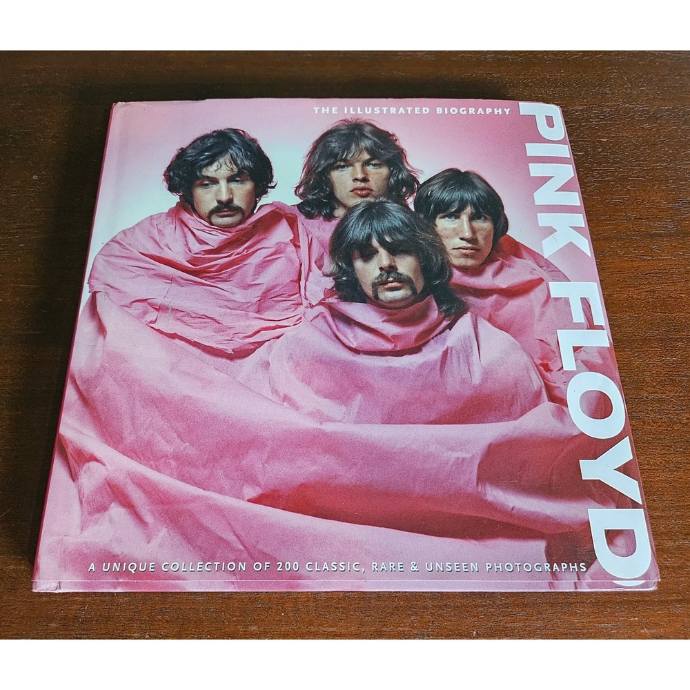 Pink Floyd Illustrated Biography Book Marie Clayton Pink Rare Photos Hardcover